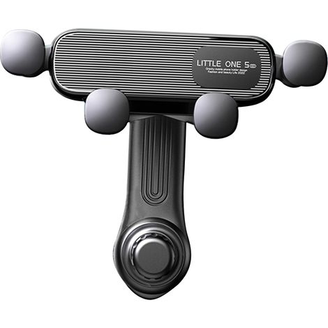 Support téléphone voiture universel gravité fixation grille aération bras extensible (1/5)