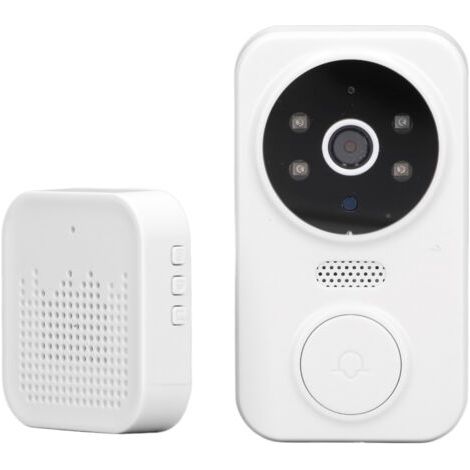 Sonnette vidéo caméra 1080P Vision nocturne intelligente 2 voies voix sans fil WiFi sonnette vidéo avec objectif grand Angle HD