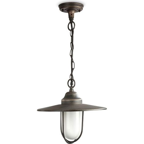 PASTURE Sospensione in Alluminio 1xE27 53w-IP44 630lumen ART. PHILIPS 162718616