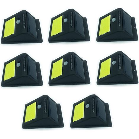 tempo di saldi Otto Faretti Da Esterno Ad Energia Solare Con 48 Led E Sensore Crepuscolare (1/5)