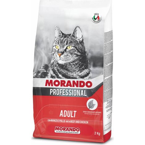 CIBO GATTO MORANDO 2 KG MANZO E POLLO