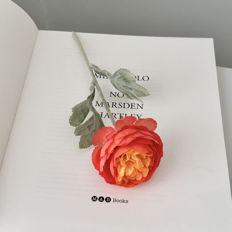 Bouquet floral décoratif artificiel haut de gamme – Anémones et 10 roses crépusculaires réalistes pour salon, table ou décoration intérieure – Accessoire floral sans entretien