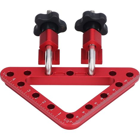 Équerres de positionnement en alliage d'aluminium, pinces à angle droit 45° 90°, impérial et métrique, 10-120mm, lot de 2 (1/5)