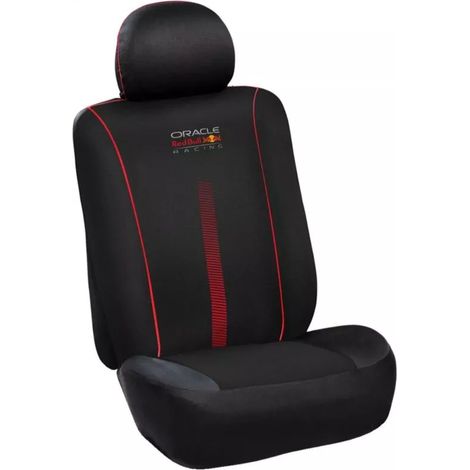 set coprisedile auto redbull "powerbar" nero e rosso 3 pezzi (1/4)