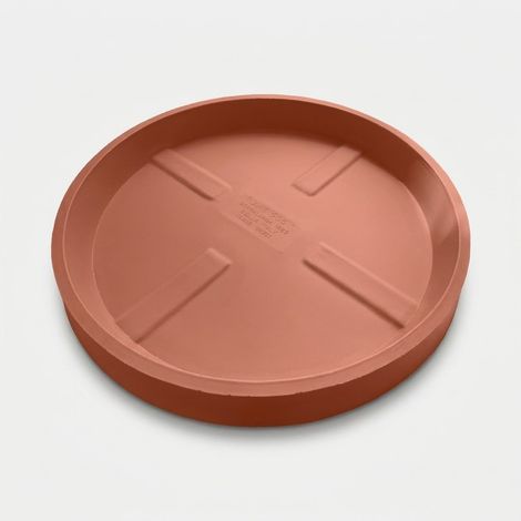 Soucoupe ronde d'extérieur en polyéthylène Piccolo - Rouge (1/3)