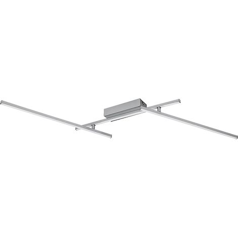 Plafonnier LED 24W 4000K argent 114 cm Rabalux Negan (1/5)