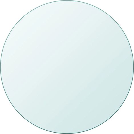 FIMEI Dessus de table ronde en verre trempé 300 mm (1/4)