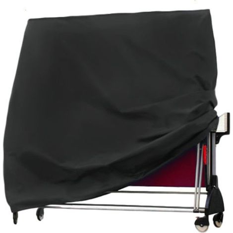 Housse Table Ping Pong - Tissu Oxford 210D Imperméable - Protection UV Et Intempéries - Pour Extérieur Jardin - 185x165x70 Cm (1/5)