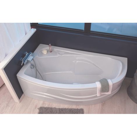 ONDEE - kit bañera rinconera izquierda 160x90 + delantal (1/5)