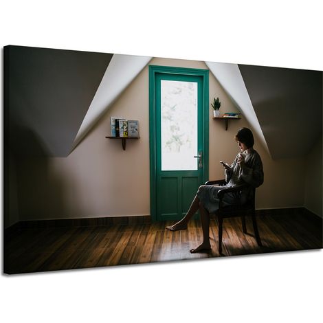 Leinwanddruck „Menschen, Frau, Entspannung“, 120 x 70 cm