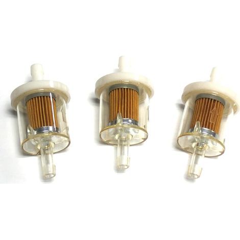 3 x Filtre à Carburant Essence Filtre Tondeuse autoportée tracteur à pelouse nombreuses moteurs 691035 Remp 493629 695666 (1/3)