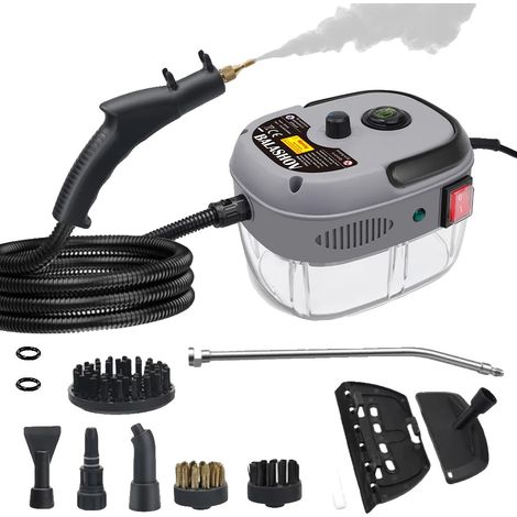 Nettoyeur à vapeur portatif, 1600W de puissance, capacité de 1200ml, Gris de base (1/2)