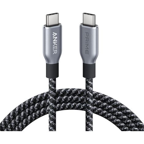 Cable USB-C a USB-C ANKER A88E2012 1,8 m trenzado hasta 240 W