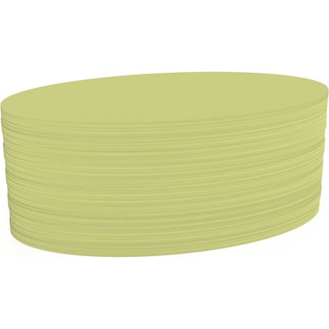 Magnetoplan Kommunikationskarte oval, 190 x 110 mm, 500 Stück, gelb, oval 192 x 111 mm, 500 BL 500 Stk