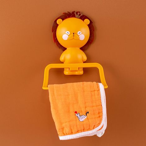 - 1 pièce dessin animé Lion Lion porte-serviettes mural cuisine salle de bain porte-serviettes