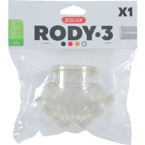 Zolux Rody3 Y-Rohr transparent für Nager