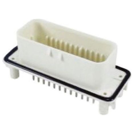 Connettore AmpSeal femmina 35 vie bianco da circuito stampato