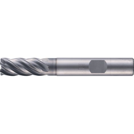 PFERD TOOLS Fraise VHM Ø8 mm, 5 dents, 2xDC, rayon 0,5 mm, revêtement AlCrN, tige HB, universelle