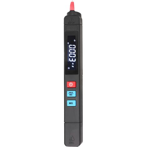 Multimètre stylo haute précision, testeur de tension électrique numérique automatique avec lampe torche et écran LCD (1/5)