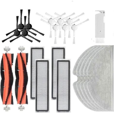 Brosse latérale principale, chiffon de nettoyage, filtre HEPA, compatible avec Dreame D9 et Bot L10 Pro (1/5)
