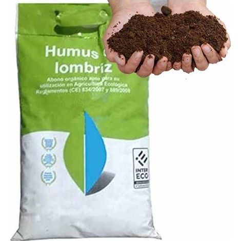 Compost organique Humus de vers 25 litres