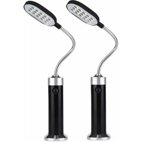BBQ Lights Magnetic Base Lightweight BBQ Light - Flexible Gooseneck 360 Degrees Pack of 2 (1/5)