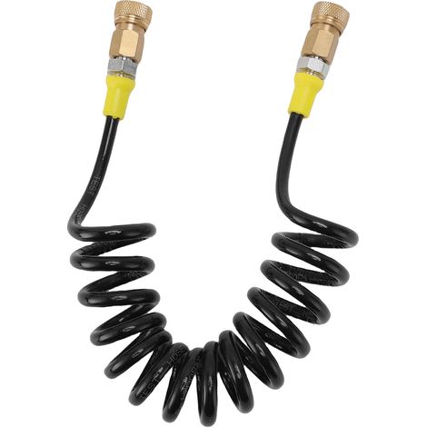 Tube Spiré Haute Pression Raccord Rapide 8mm 63MPa M10x1 Démontable pour Gonflage (1/5)