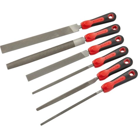 Jeu de limes d'atelier type Batarde x 6 ( Prix pour 1 )