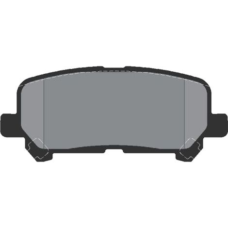 KIT PASTIGLIE FRENO POSTERIORI compatibile con TOYOTA HIACE VI AUTOBUS (H3) 02.2019 - / PASTIGLIE FRENANTI AUTO OEM MDB3457, / SOSTITUZIONE DIRETTA / BASSA POLVERE / SILENZIOSO