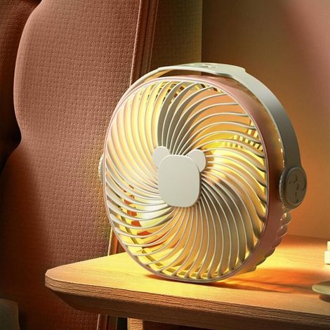 Ventilateur USB portable rechargeable cycle domestique silencieux (1/4)