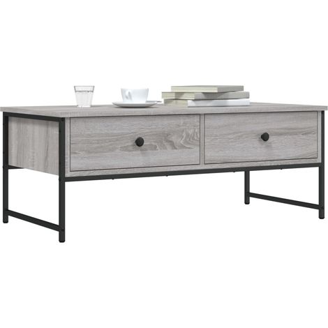 Couchtisch Grau Sonoma 101x49x39,5 cm Holzwerkstoff