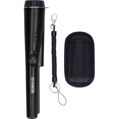 Détecteur de métaux professionnel portable étanche avec lampe LED, noir (1/5)