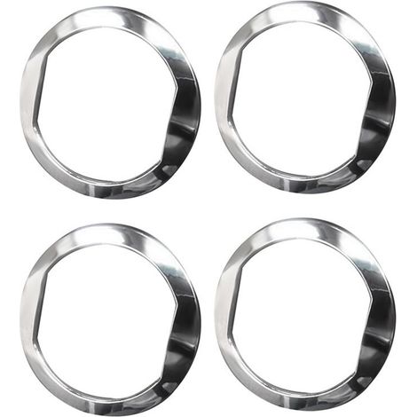 4X Accesorios para coche Cubierta de salida de aire acondicionado para coche Marco para vela