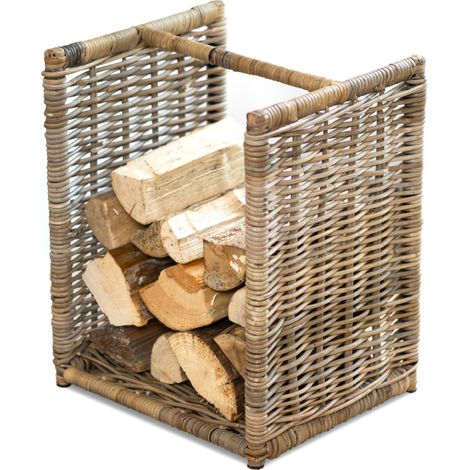 Westmann Rattan Kaminholzkorb Costa Natur 40x36x50 cm (1/5)