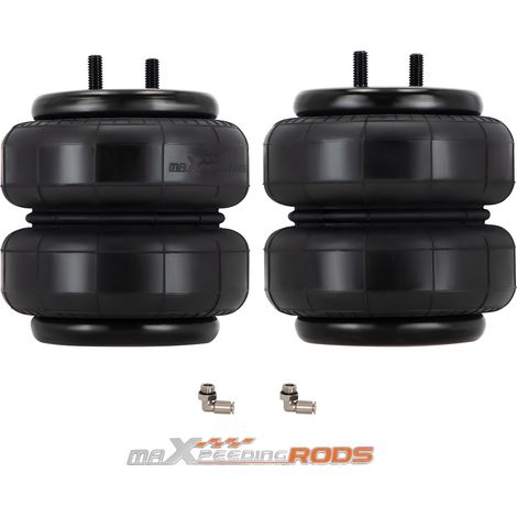 Pair 2500 LBS Universal Air Suspension Sping Bag for Truck Caravan Towing Kit (1/5)