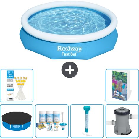 Bestway Piscina Bestway Fast Set Rotonda - 305x66 cm - 7-pezzi  S52