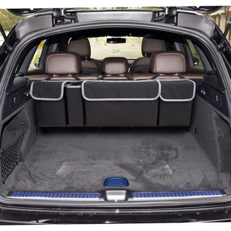 Organisateur de Coffre - PVC 600D - Étanche - Pliable - Universel pour Voiture SUV Fourgonnette - 1 Pièce (1/4)