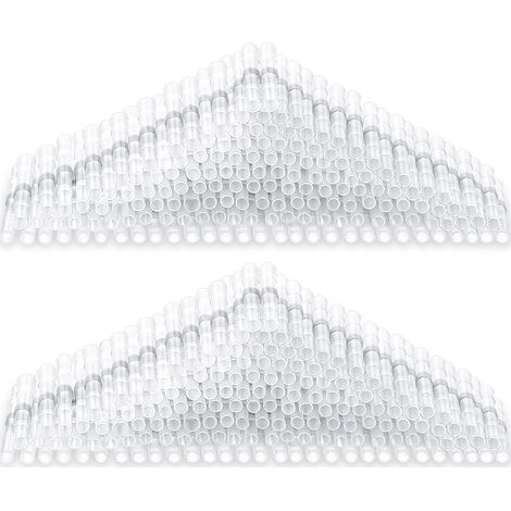 APEX 150 Pièces Thermorétractable Cosse Bout à Bout Étanche Isolé Électrique pour Automobiles Motos Véhicules (Blanc, 26-24 AWG) (1/5)