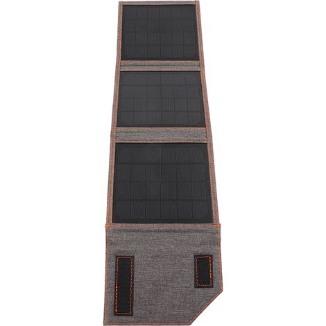 10W 5V USB Monokristallines Solarpanel für Camping, Wandern und Outdoor-Reisen, Tragbare Solarladetasche (Batterie nicht enthalten, Modell FSC-10W) (1/5)