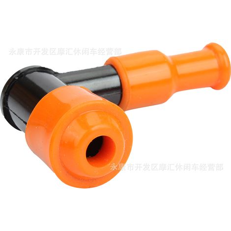 Moto, quad, VTT, véhicule tout-terrain, moto de route, capuchon de bougie d'allumage orange haute tension CG125-250 cm³ (1/4)