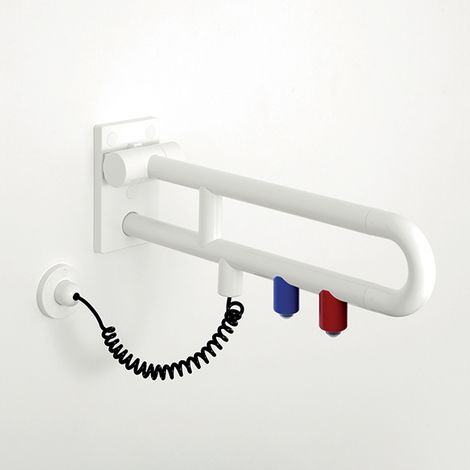 pba 01 Klappgriff drehbar,E-Taster 850mm aus Nylon