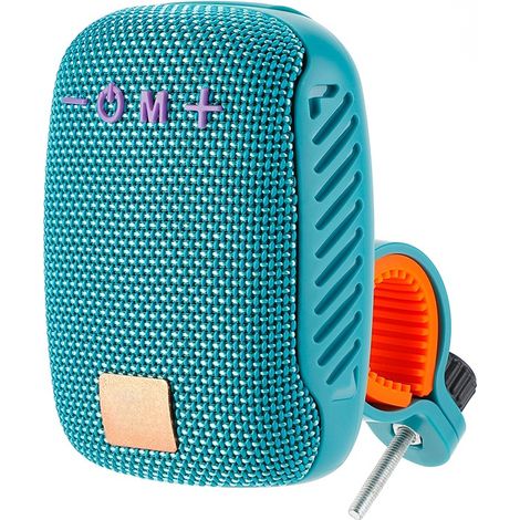 Enceinte Bluetooth verte, idéale pour le vélo, mini étanche IPX5, avec emplacement pour carte mémoire, basses puissantes (1/5)