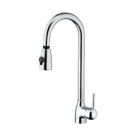 Miscelatore lavello con doccia estraibile GINGER BES 1298 (1/3)