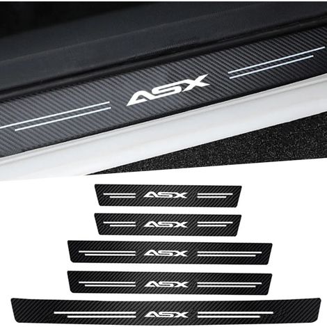 (5 pièces) Film de protection automobile pour seuil de porte de coffre Mitsubishi ASX - Protection durable contre l'eau - Accessoires de style - Autocollants de protection arrière (1/3)