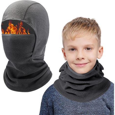Kinder Sturmhaube Winter warm winddicht Fleece Skimaske für Jungen Mädchen 4-13 Jahre (1/5)