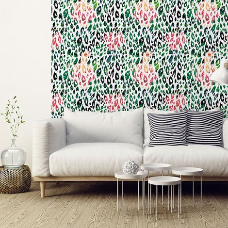 Sticker effet papier peint - VILLA SARA - 30x30cm (1/5)