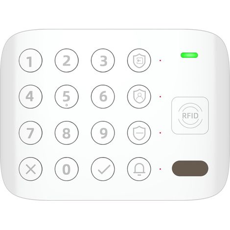 Accessoires pour système d'alarme CP10 Pro pour la Maison - Clavier Intelligent, Changement de Mode de Fonctionnement Facile avec Piles 1500 mAh, K01 (1/5)