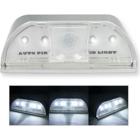Veilleuse LED - Détecteur de Mouvement - Capteur de Luminosité Automatique - Pour Chambre Couloir Cave - 3 m Portée - 0,6 W - Alimentation Secteur EU (1/3)