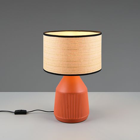 Lampe de table Formentera Ø 28cm terre cuite - R56801039