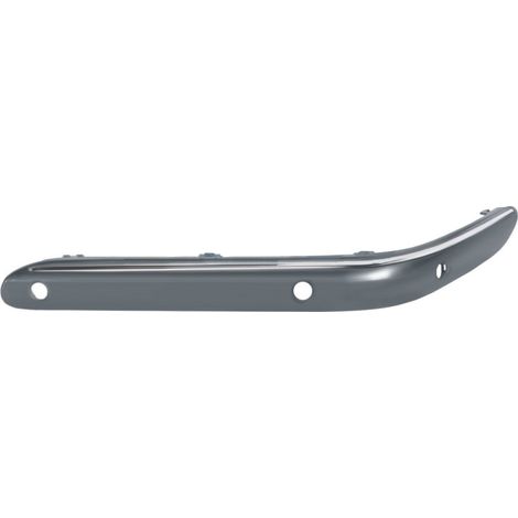 Moulure de pare-choc avant gauche avec profil chromé et trou radar Mercedes Classe C W203 2000-2006